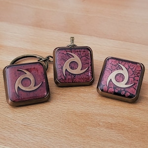 FFXIV Ninja Job Icon Resin Pins and Keychains