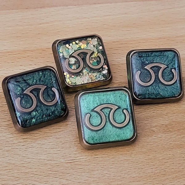 FFXIV Scholar Job Icon Resin Pins and Keychains