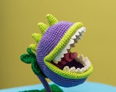 Crochet Pattern of Chomper from quot Plants vs Zombies quot (Amigurumi tutorial PDF file)