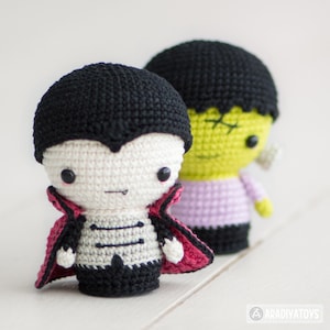 Halloween Minis set from AradiyaToys Minis collection / crochet patterns / Amigurumi PDF tutorial file / crochet mini / halloween crochet image 10