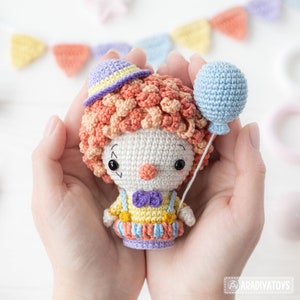 CIRCUS Crochet Pattern by AradiyaToys Amigurumi Tutorial How To Bundle Digital Handmade Easy Fast DIY Projects Miniature Mini PDF file image 7