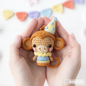 CIRCUS Crochet Pattern by AradiyaToys Amigurumi Tutorial How To Bundle Digital Handmade Easy Fast DIY Projects Miniature Mini PDF file image 10