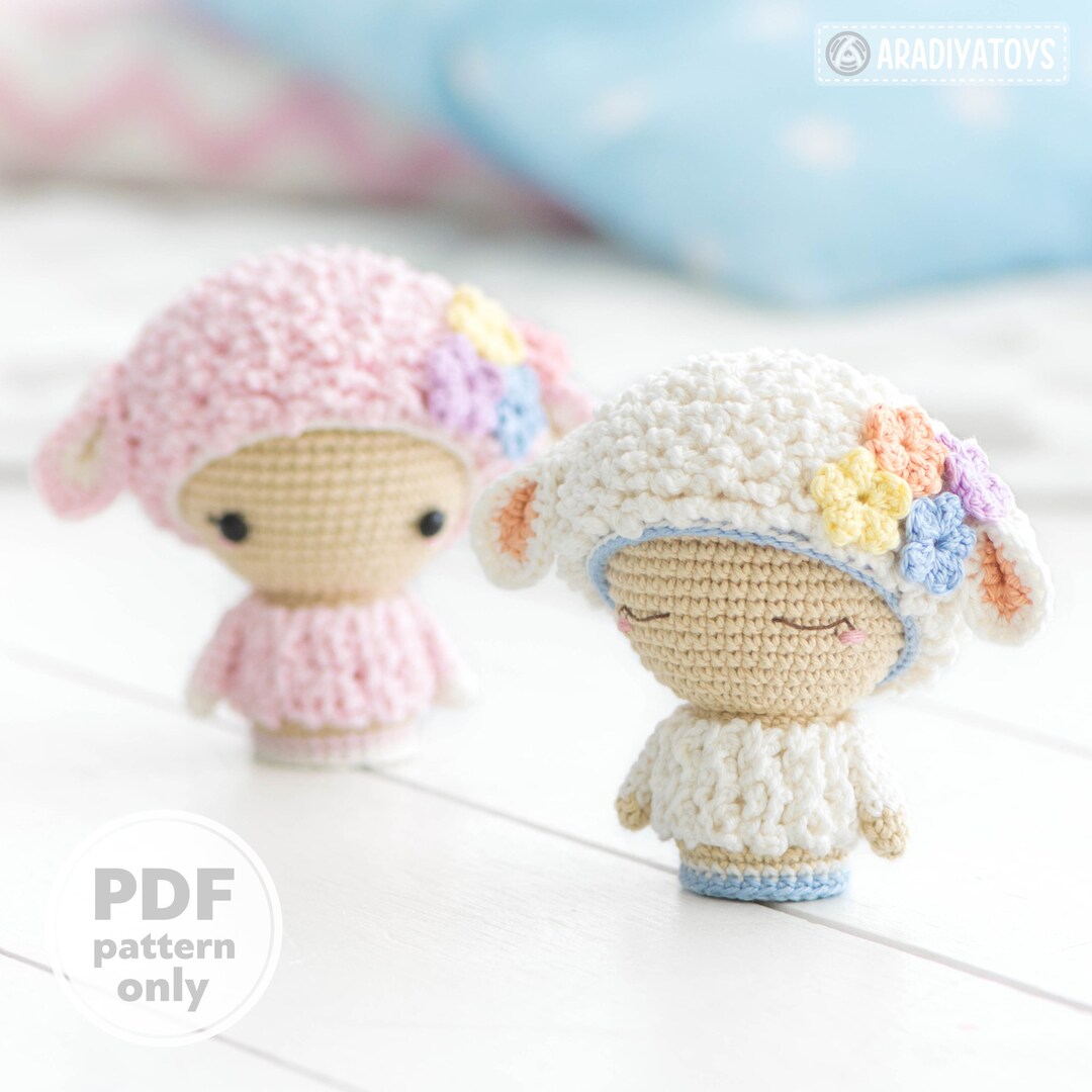 Handmade Crochet Sheep Doll Toy