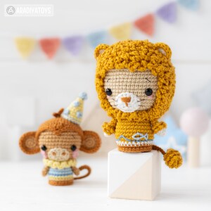 CIRCUS Crochet Pattern by AradiyaToys Amigurumi Tutorial How To Bundle Digital Handmade Easy Fast DIY Projects Miniature Mini PDF file image 3