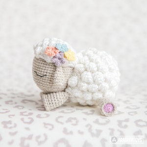 Crochet lamb pattern SHELBY animals amigurumi PDF sheep lamb image 5