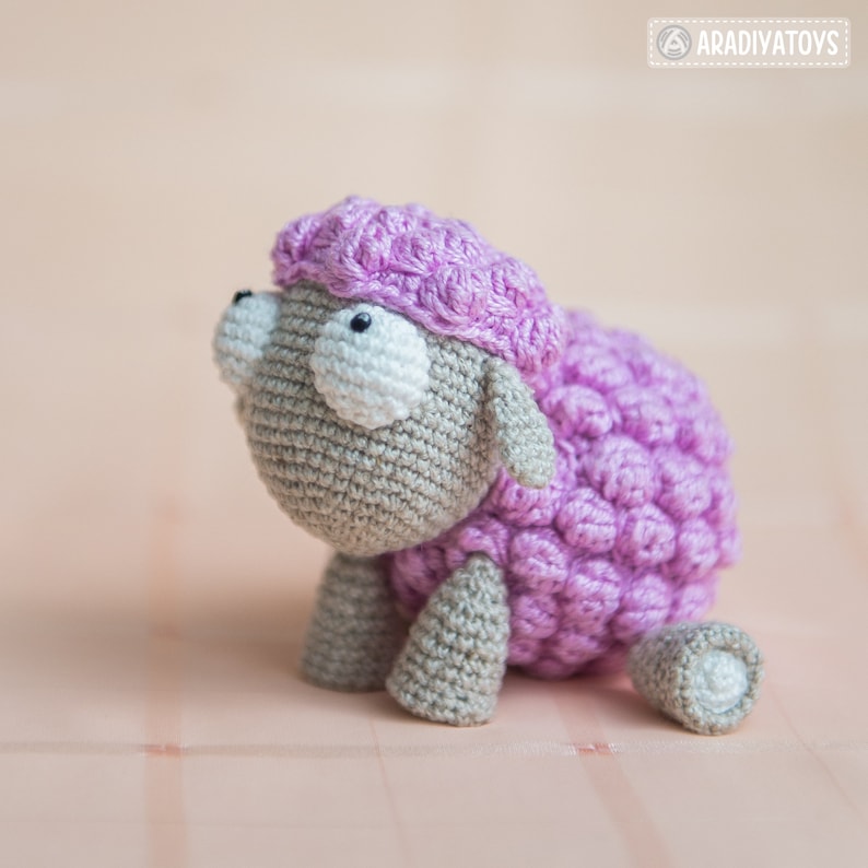 Crochet lamb pattern SHELBY animals amigurumi PDF sheep lamb image 9