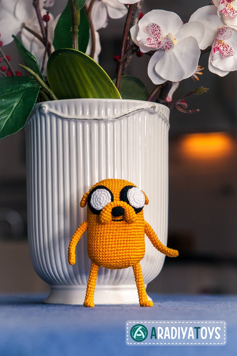 Crochet Pattern of Jake the Dog from Adventure Etsy