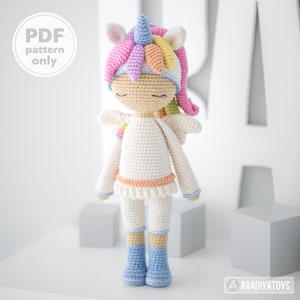 Amigurumi pattern doll Emily crochet doll PDF amigurumi file