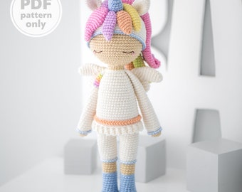 Amigurumi pattern doll Emily crochet doll PDF amigurumi file