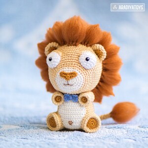 Crochet Pattern of Lion Cubs Bobby and Lily from AradiyaToys Design Amigurumi tutorial PDF file / lion crochet pattern by AradiyaToys image 7