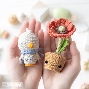 Famille ukrainienne de la collection Mini Kingdom / modèles de crochet par AradiyaToys fichier PDF du tutoriel Amigurumi / crochet ukraine / cigogne image 10