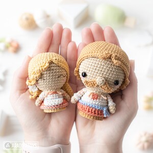 Ukrainian Family from Mini Kingdom collection / crochet patterns by AradiyaToys Amigurumi tutorial PDF file / crochet ukraine / stork image 9