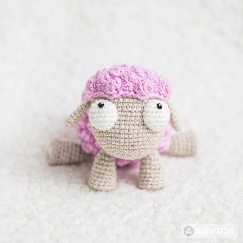 Crochet lamb pattern SHELBY animals amigurumi PDF sheep lamb image 7