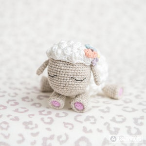 Crochet lamb pattern SHELBY animals amigurumi PDF sheep lamb image 4