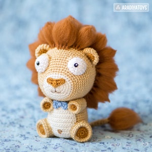 Crochet Pattern of Lion Cubs Bobby and Lily from AradiyaToys Design Amigurumi tutorial PDF file / lion crochet pattern by AradiyaToys image 3