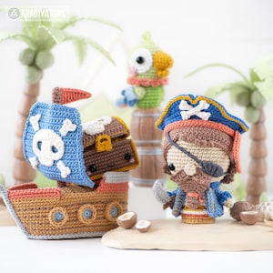 Treasure Island from Mini Kingdom collection / crochet image 4