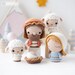 Nativity Minis from “AradiyaToys Minis” collection / nativity crochet pattern by AradiyaToys (Amigurumi tutorial PDF file), mini crochet 