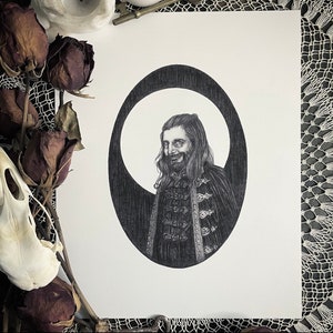 Nandor - Fine Art Print - What We Do in the Shadows - Vampire - Dark Art - Gothic Illustration