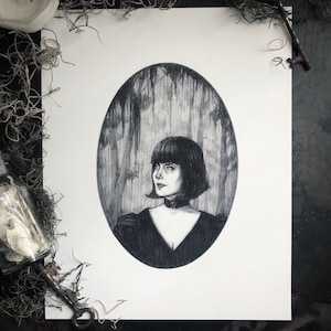 Anne Rice - Fine Art Print - Gothic Author - The Vampire Chronicles - Dark Art