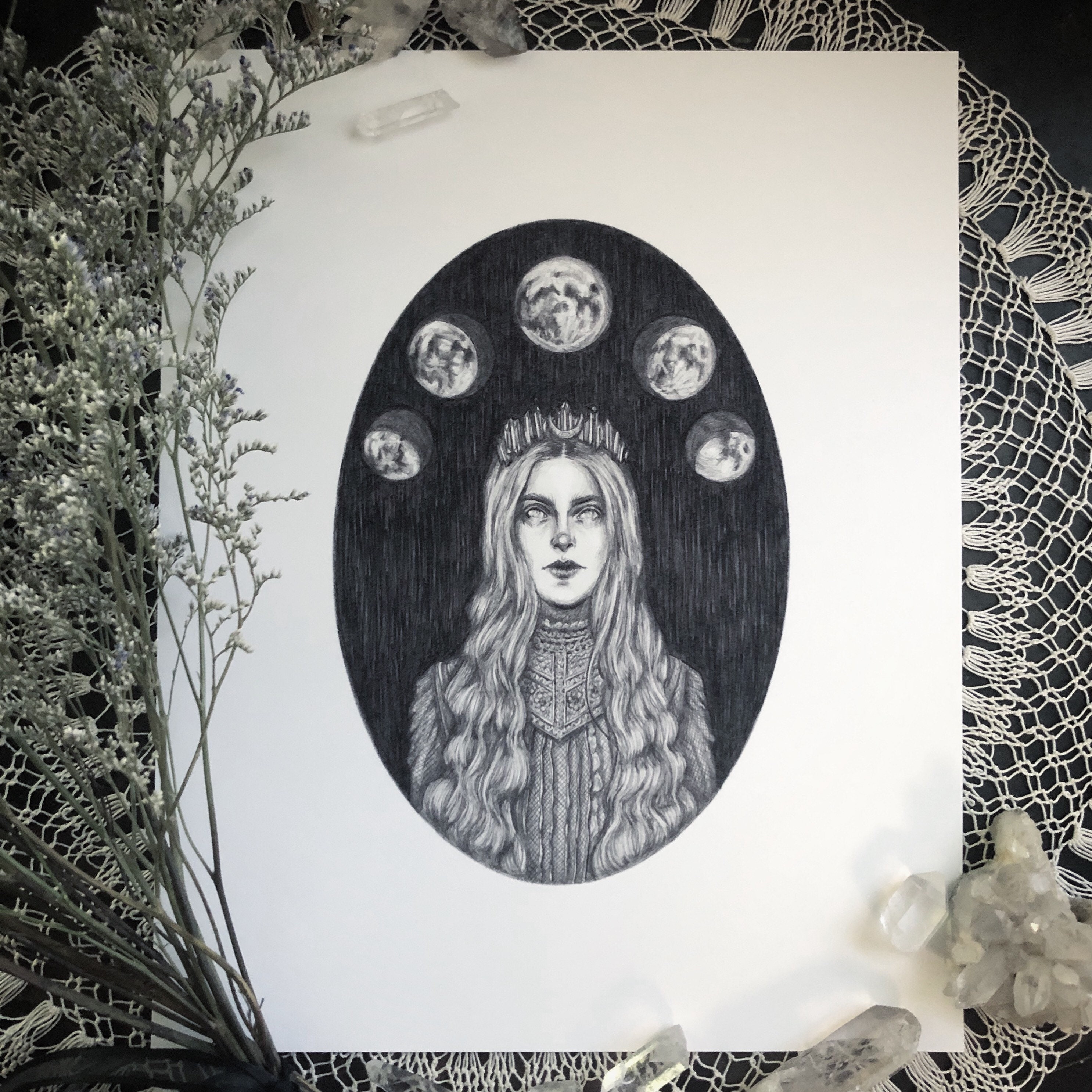 selene goddess of the moon myth