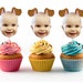 see more listings in the Toppers à cupcakes pour le visage section