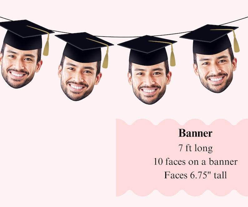Graduation Straw Flags Customized With Photo Graduation Cap, Party ...