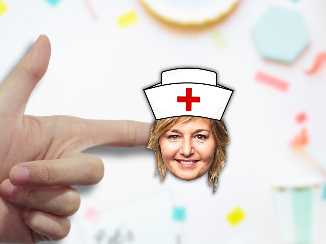 Nurse Graduation Stickers | Nurse Face Stickers for Party Favors ...
