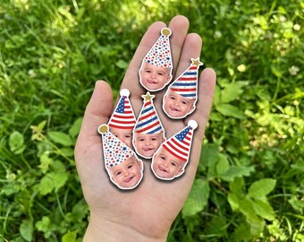 4th of July Face Banner and Party Decorations | One Little Firecracker | Patriotic Theme