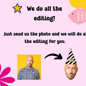 we do the editing for your custom banner - 50th birthday