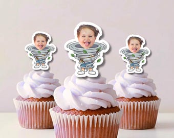 Two-nado Birthday Party Decorations | Little Twonado Face Decor | 2nd birthday theme