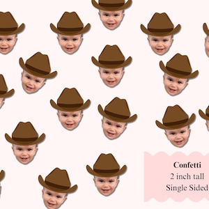 Rodeo Party Confetti | Cowboy Party Decorations | My First Rodeo Decor | Last Rodeo Bachelorette Party | Groom in Cowboy Hat | Western Theme