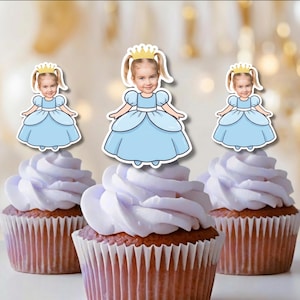 Princess Dress Cupcake Toppers - Etsy