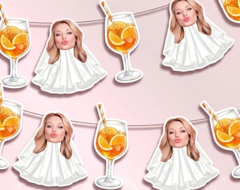 Love at First Spritz Photo Banner for Bachelorette Party or Bridal Shower: Citrus Theme Decor