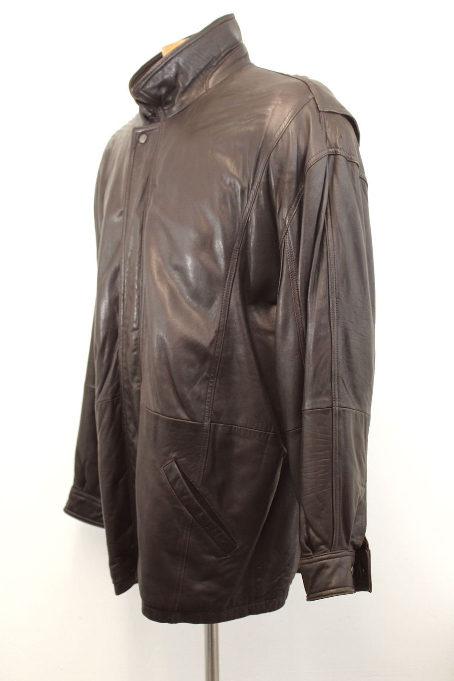 Vintage Andrew Marc L Large Leather Coat Jacket Mens Lined | Etsy
