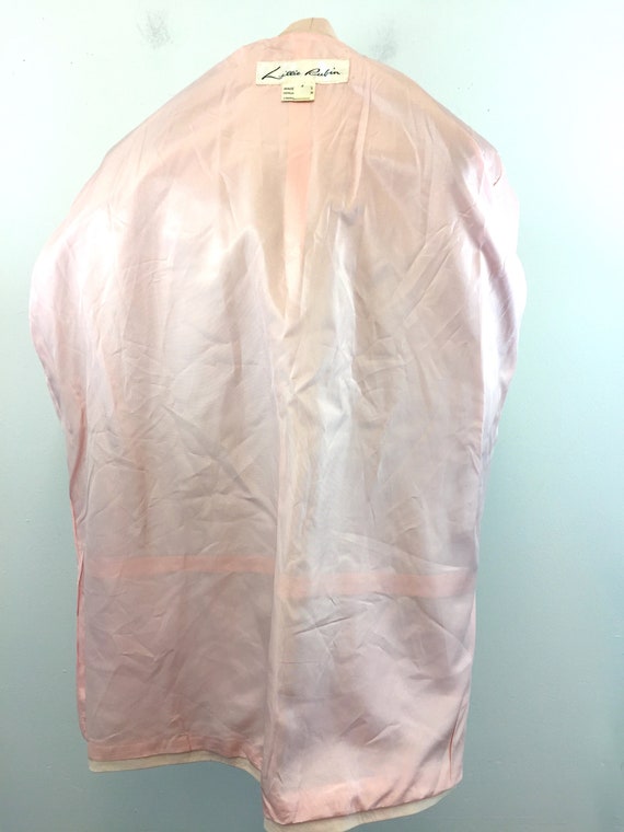 Vintage Lillie Rubin Pink Leather Jacket Size 4 O… - image 6