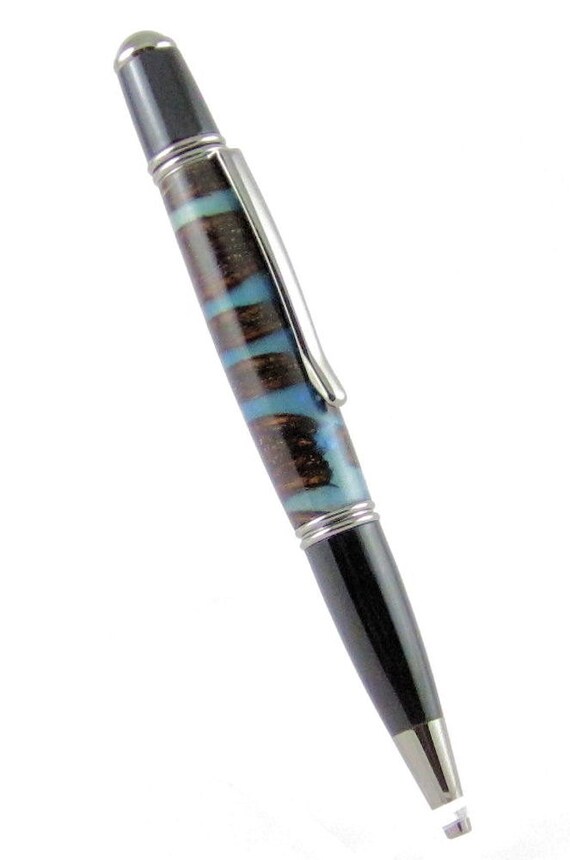 Handcrafted twist pen Art Deco