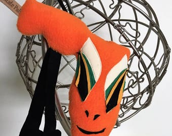 Florida Plush Orange Alligator Doll