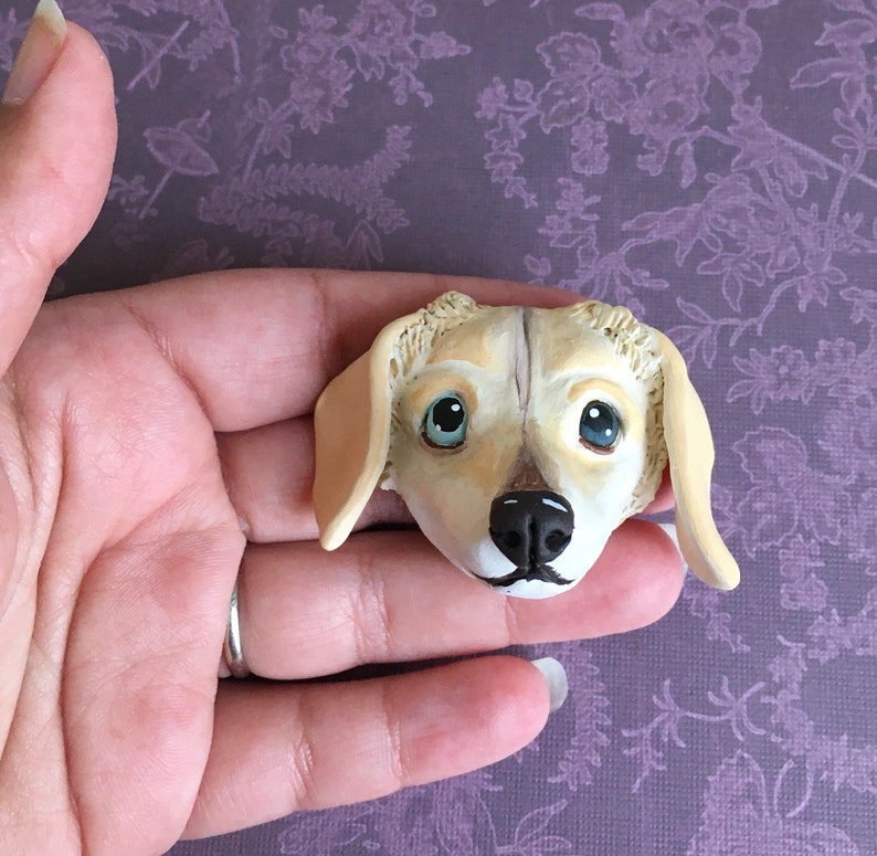 Custom Pet Dog Cat Polymer Clay Sculpture Pet Etsy