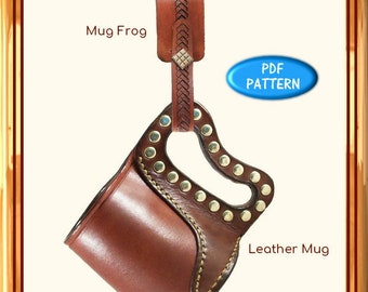 PATTERN - Mug Frog & Leather Mug - Perfect Pairings - ren-faire patterns - PDF download ONLY