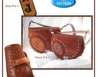 PATTERN - Alphabet Letter Sets - Set of 4 Alphabets for carving - PDF ONLY