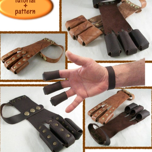 PATTERN Archery Shooting Glove Tutorial Plus Pattern PDF Etsy