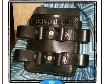 PATTERN - Tool Pouch pattern for leather - leathercraft - PDF pattern ONLY