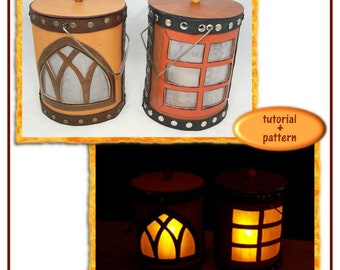 PATTERN - Classic LED Lantern - tutorial plus pattern - instant download ONLY!