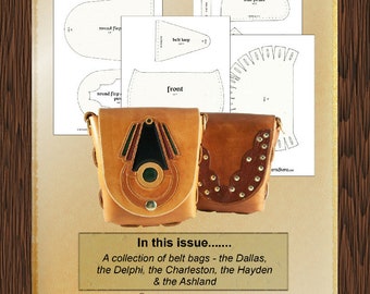 PATTERN Leather Patterns and Projects Issue 2 | Etsy