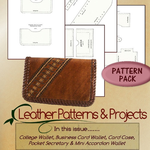 PATTERN Leather Patterns & Projects Vol 1 Iss 5 Guitar Etsy