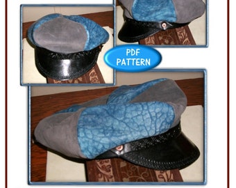 PATTERN - Mushroom Cap leather pattern - pattern for leathercrafters - PDF download ONLY