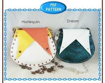 PATTERN - Bare Essentials III -  leathercraft handbag pattern - instant download ONLY