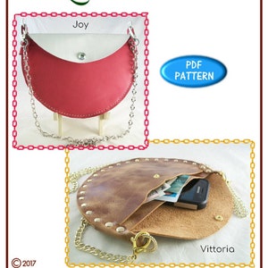 PATTERN - Bare Essentials II - handbag pattern for leathercraft - instant digital download ONLY