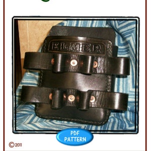 PATTERN - Tool Pouch pattern for leather - leathercraft - PDF pattern ONLY