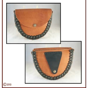 PATTERN - Easy Weaver Belt Bag pattern - pattern for leathercraft - PDF download ONLY